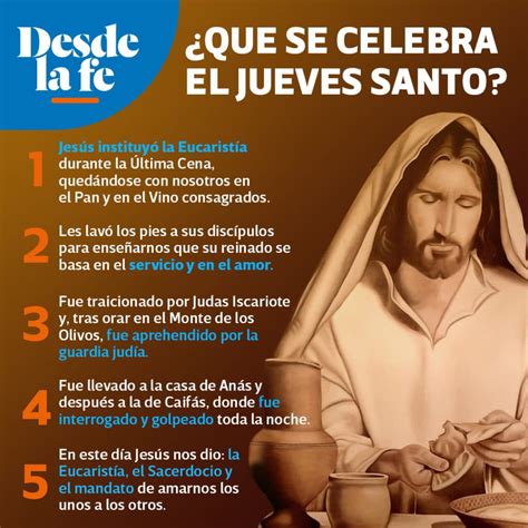 que se celebra hoy jueves santo